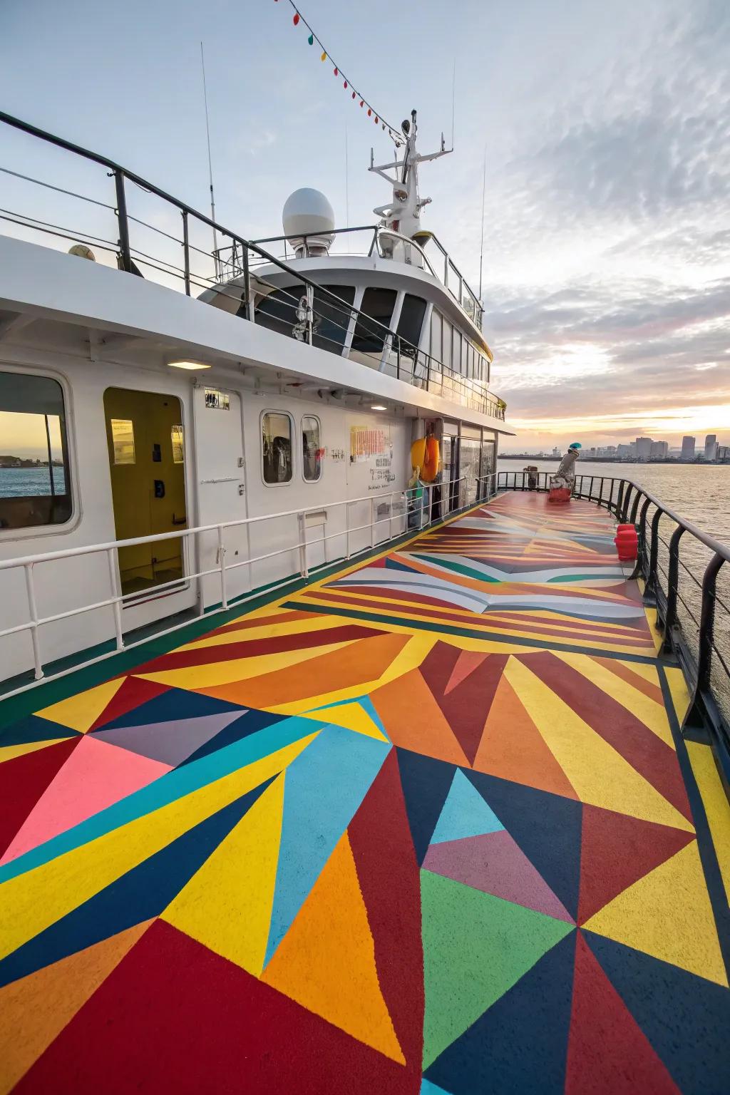 Geometric designs add a modern vibe.