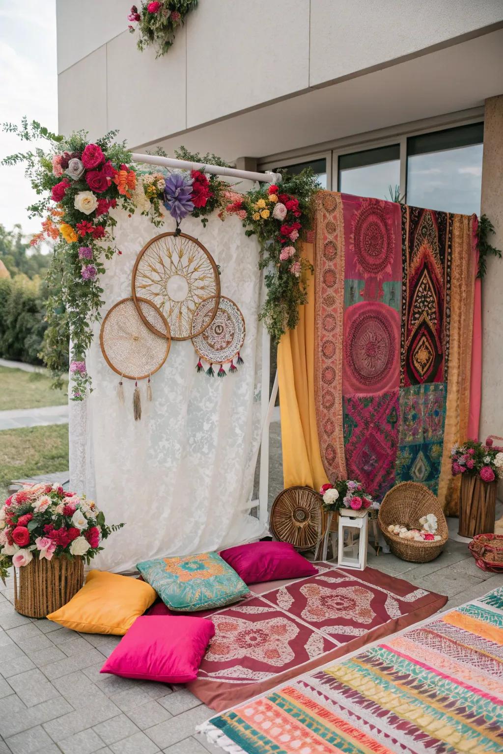 A snapshot corner is essential for saving cheerful moments.