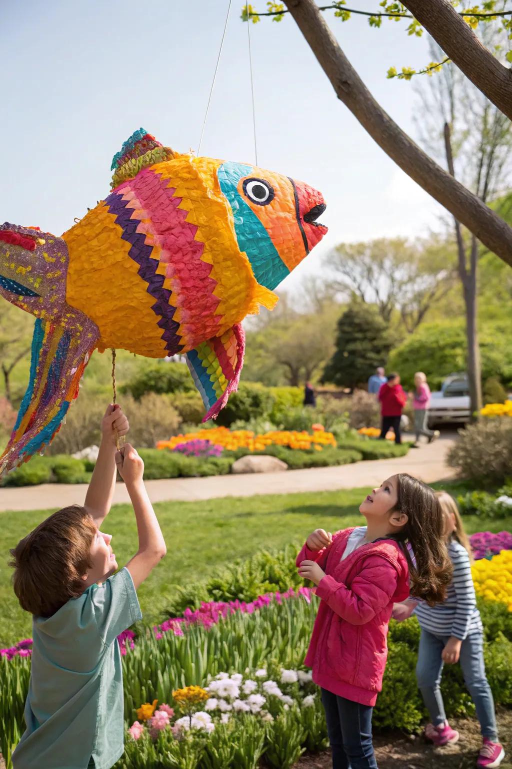A piñata that pledges a burst of enjoyment and excitement.