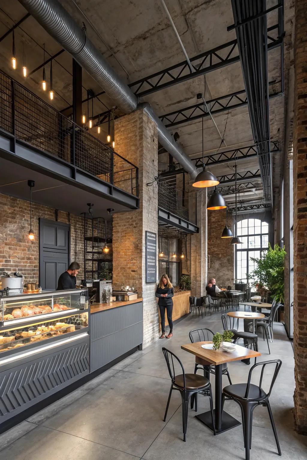 An urban touch with industrial design flair.