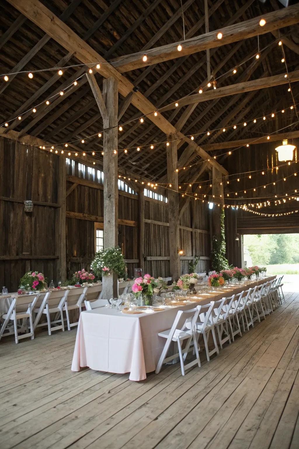 Consider different venue options for a unique gathering.
