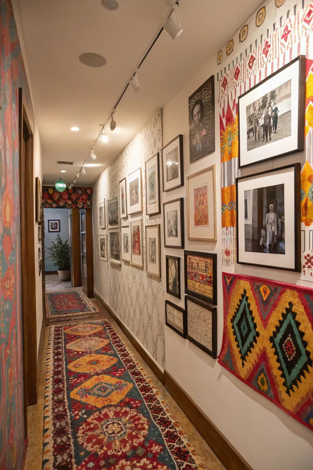 Gallery walls deliver a tailored and striking point of interest.
