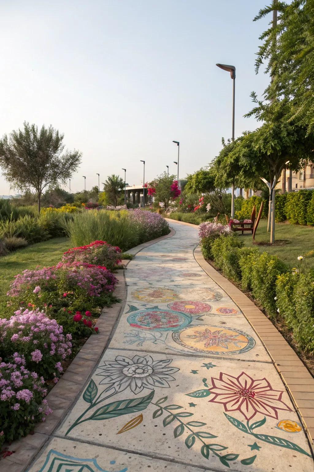 Show personality by adding colors.