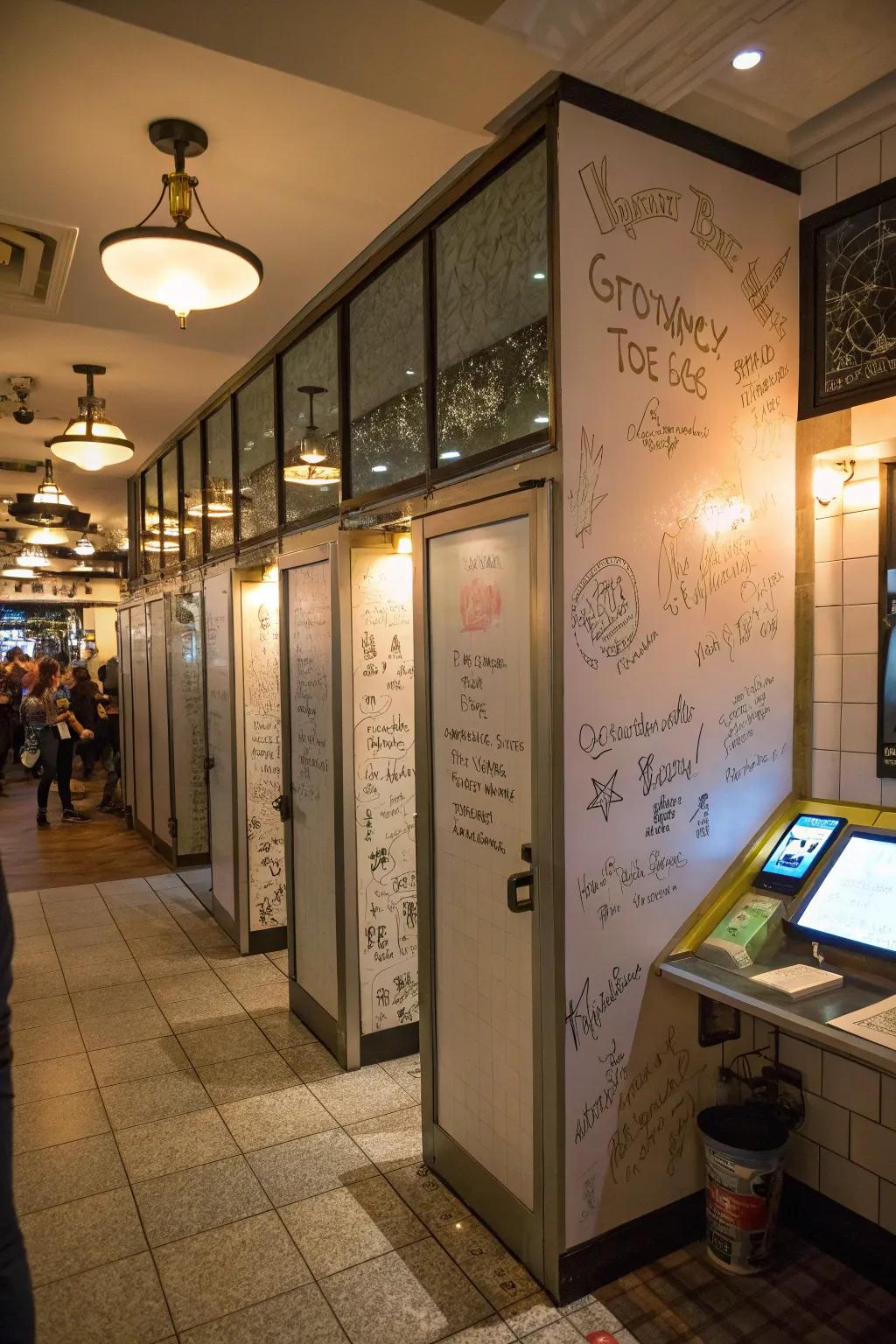 Engage guests with participatory aspects.