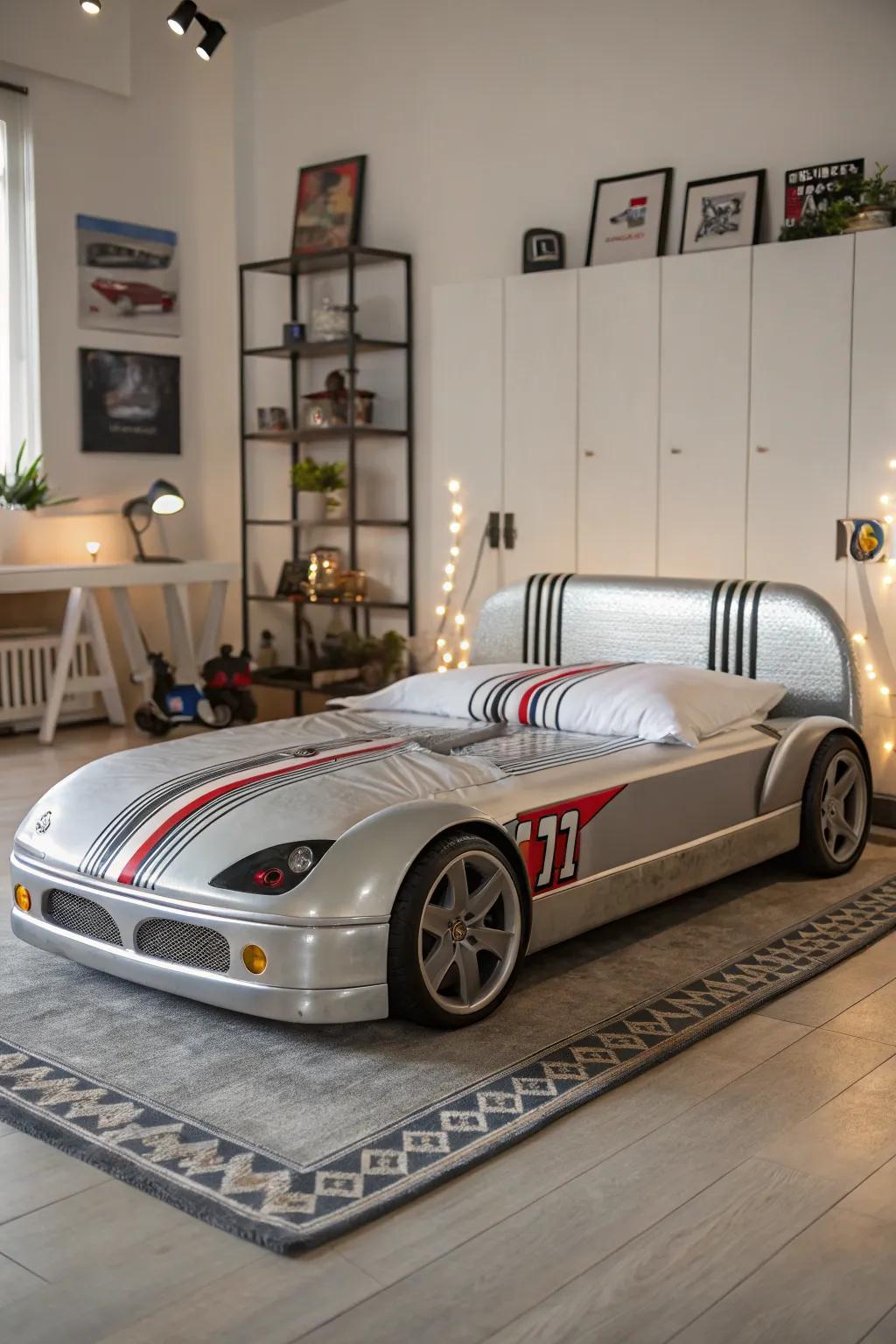 Auto-motif beds contribute a sense of speed and style to your area.