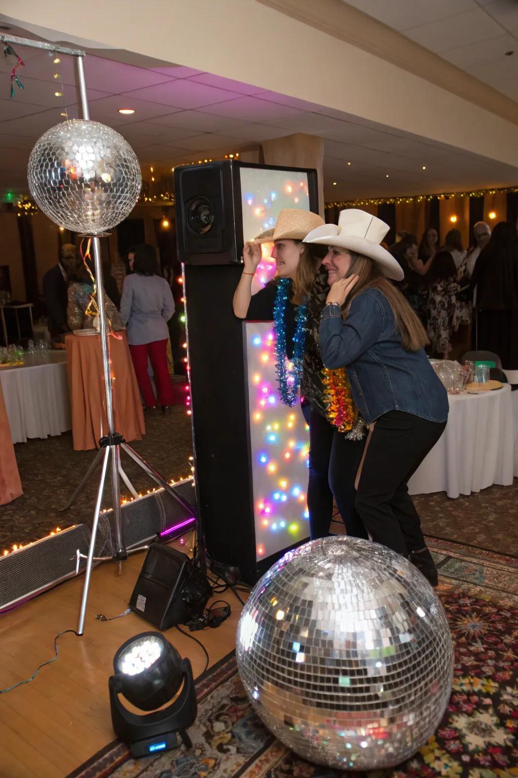 A themed photo op ensures memorable moments and laughter.