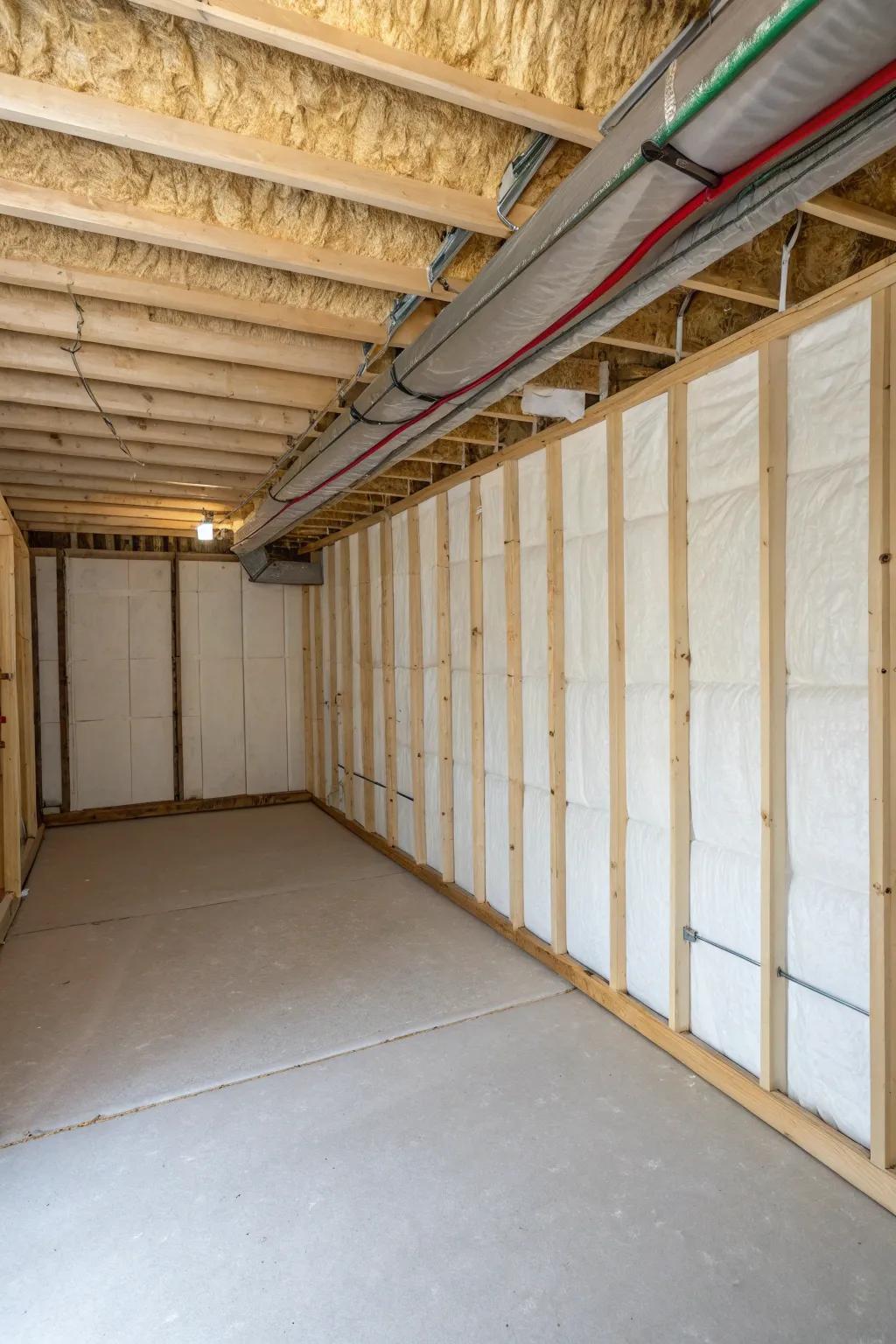 Insulation helps keep the temperature steady for your stored items.