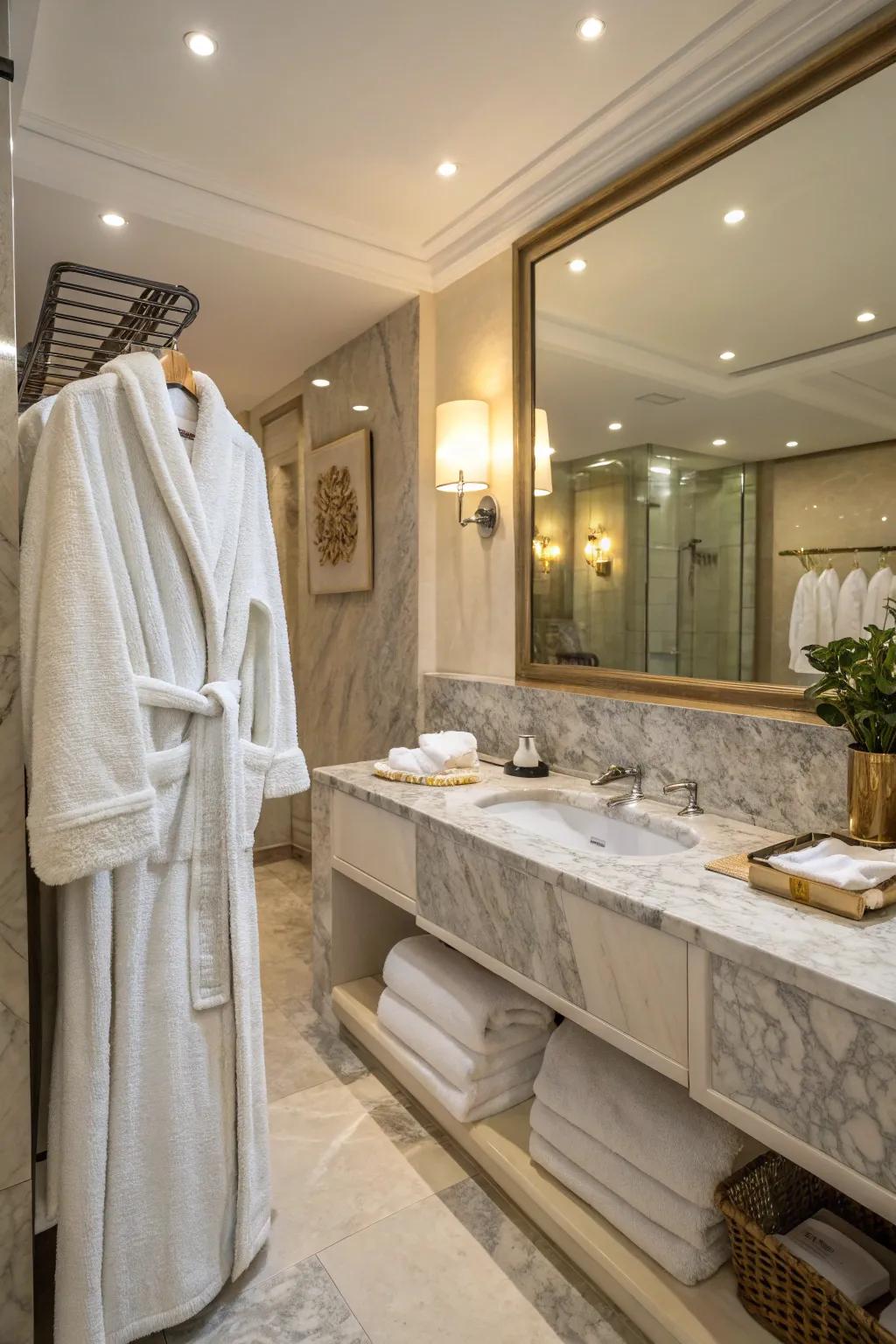 High-end towels and robes turn everyday moments into indulgence.