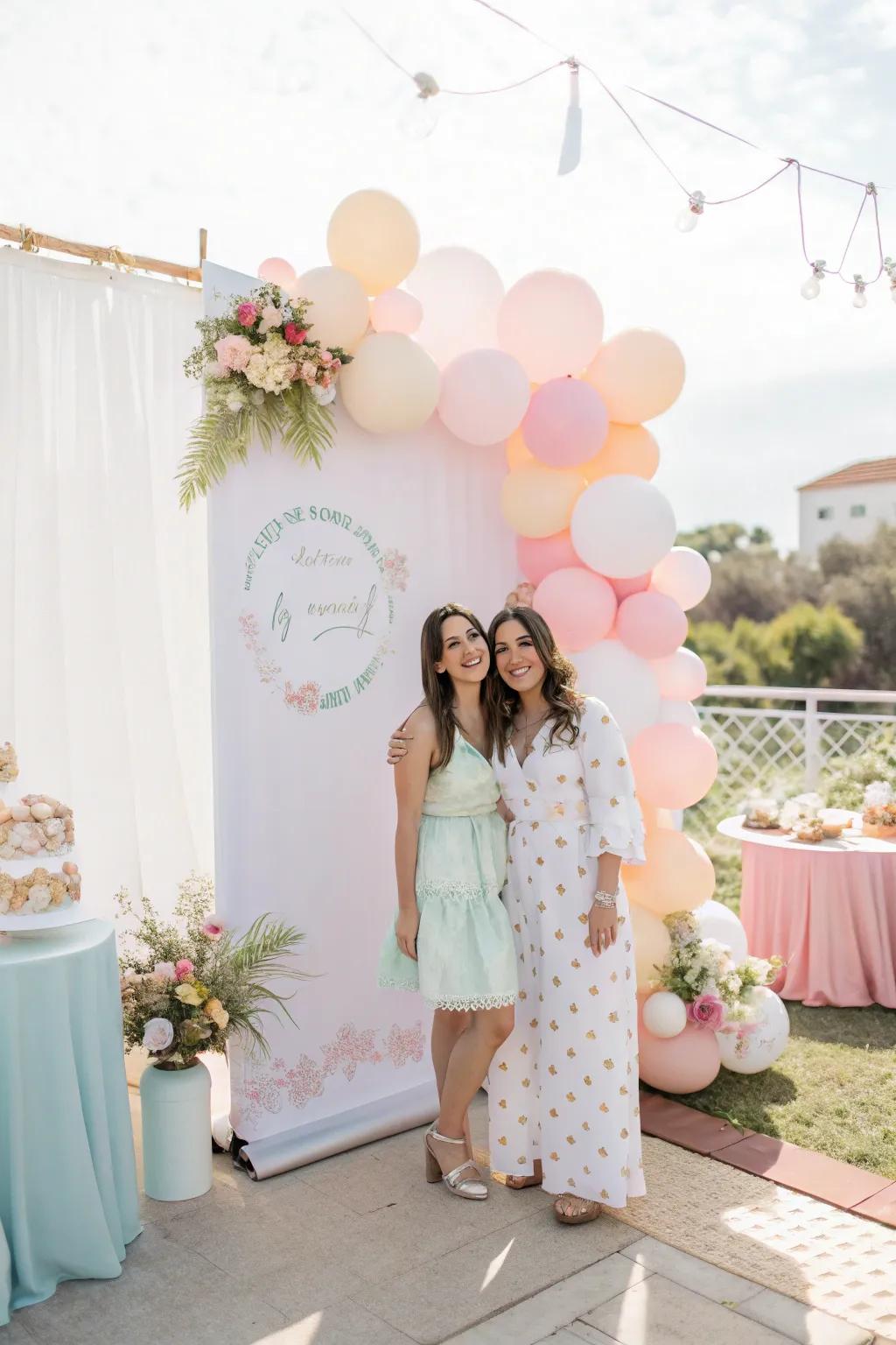 An ethereal backdrop presents a tranquil ambiance.