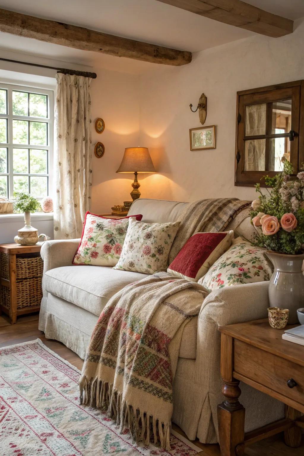 An array of woven fabrics designed for a snug getaway.