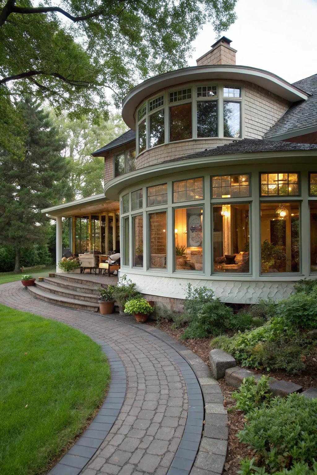 A distinctive rounded layout that stands out