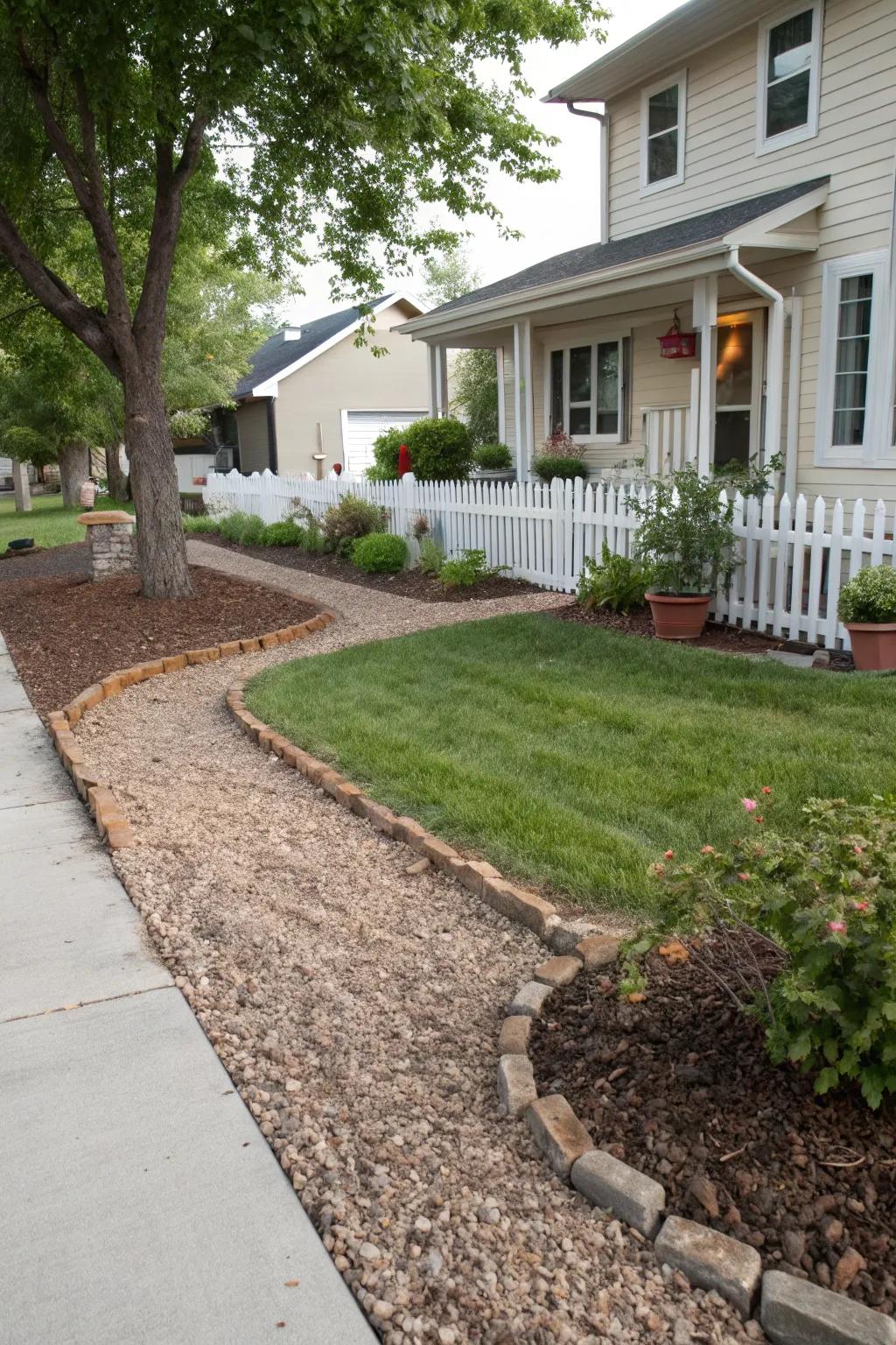 Mulch and shingle deliver practical and aesthetic advantages for your yard.