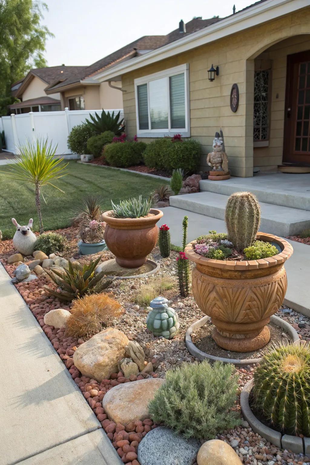 Charming decorative elements enhance character.