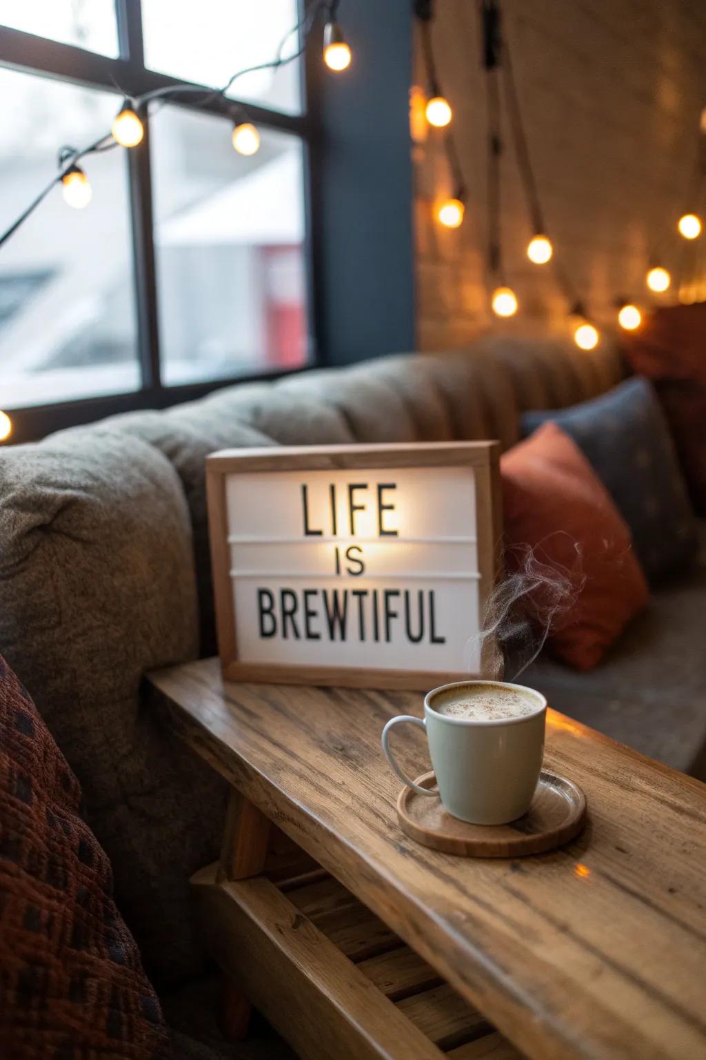 Recognize the joy in every brew.