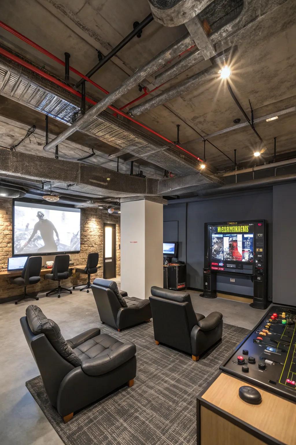 UrbanEdge ceilings add a bold, urban feel.