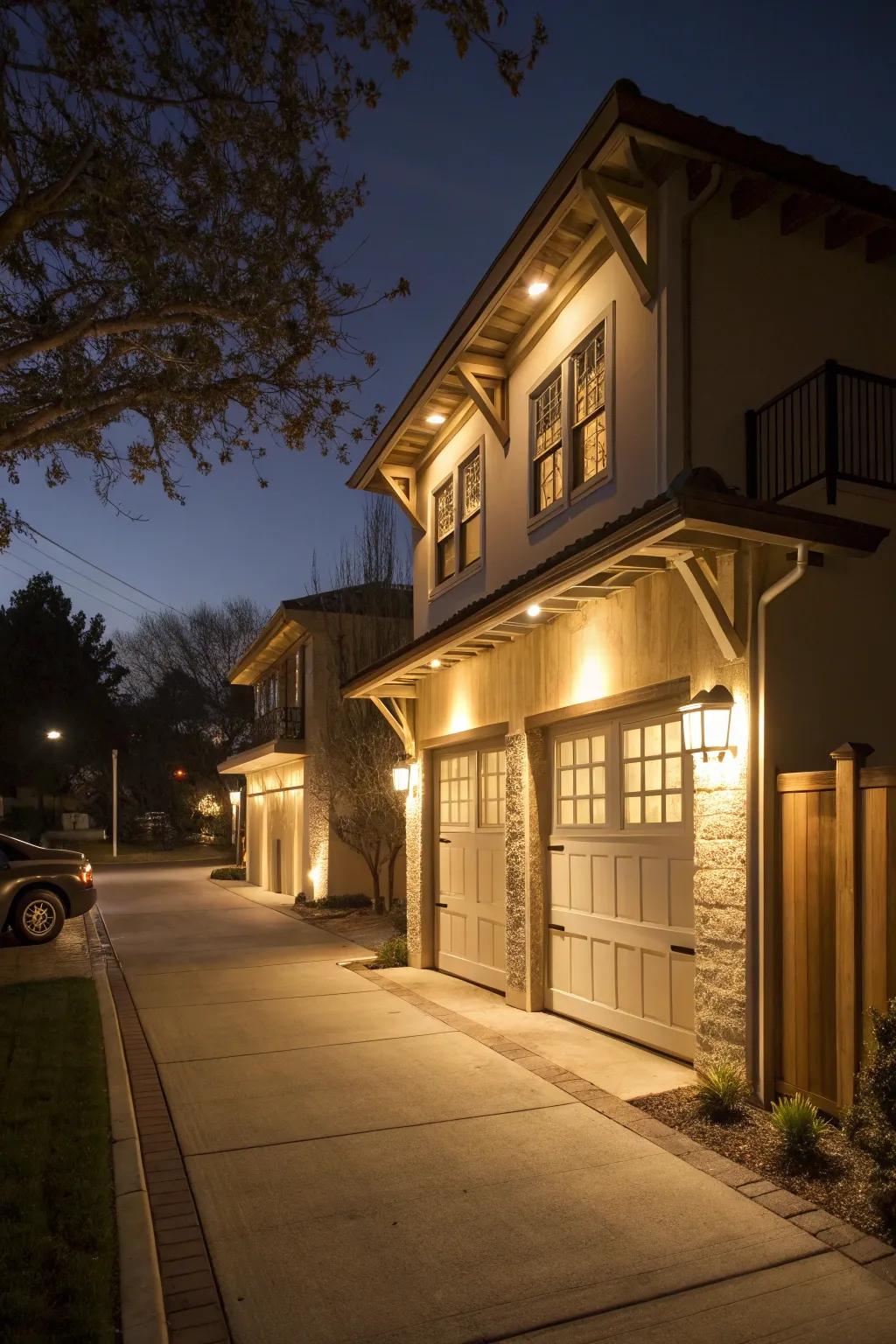 Inventive lighting adds drama and allure.