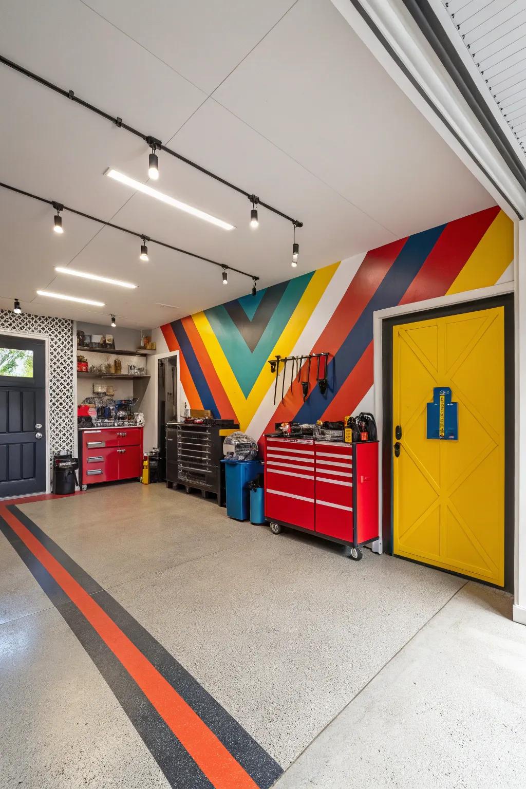 Modern color schemes introduce vibrancy and personality to your garage.
