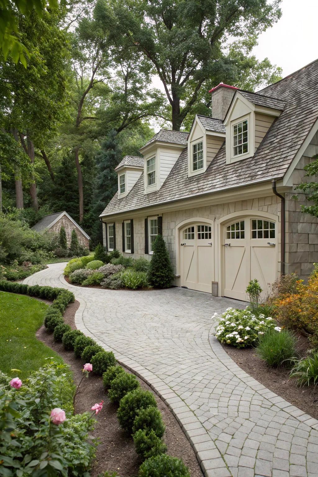 Harmonize dormers with landscaping for a unified exterior design.