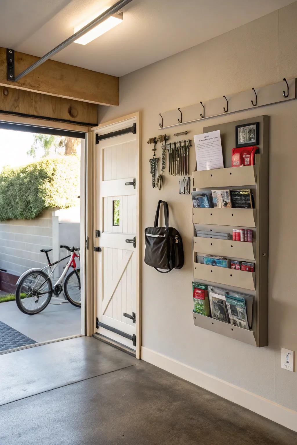 A key and correspondence station maintains your entryway's tidiness and clutter-free environment.
