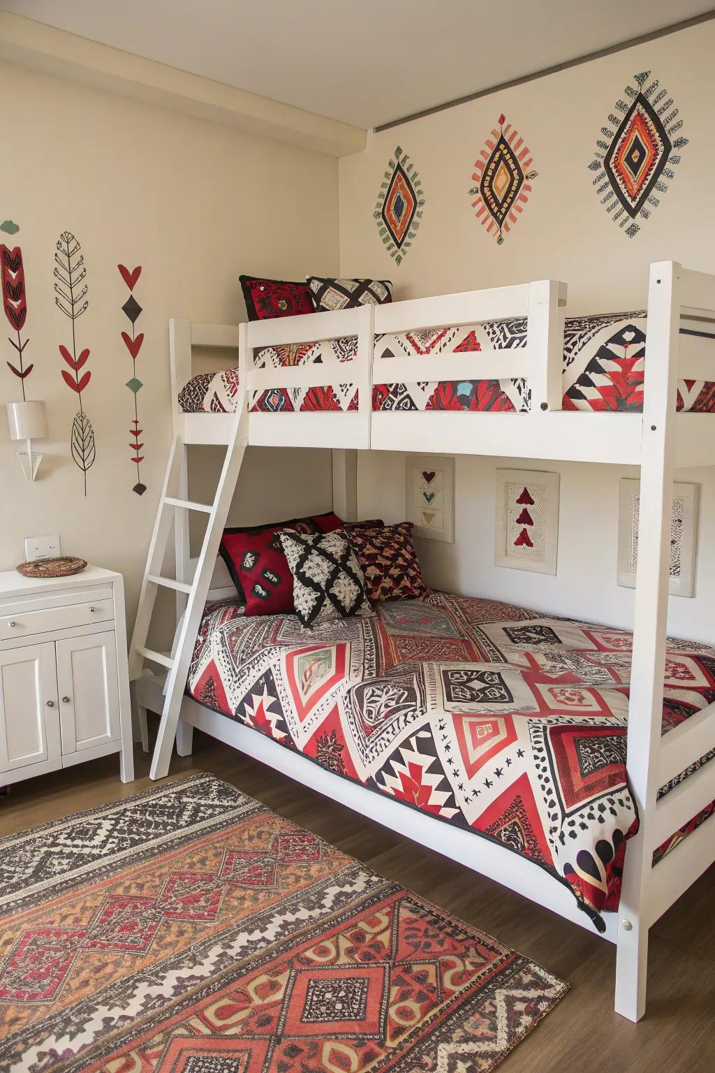 Bold designs add a stylish and dynamic element.