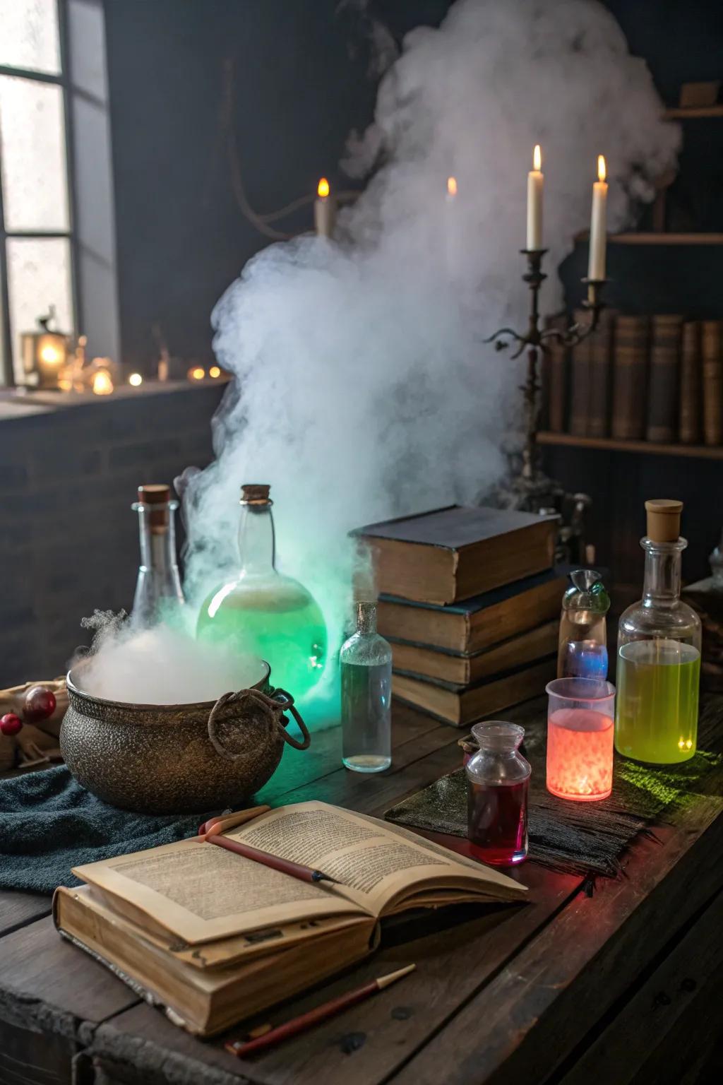 Enchant guests with a mystical potion station.