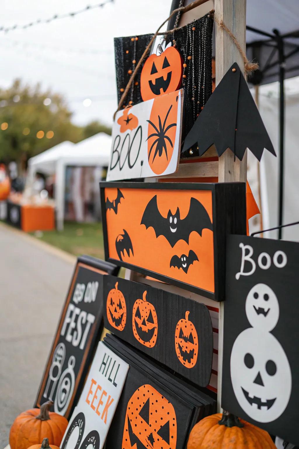 Archetypal Halloween colors fashioning a harmonious appearance.