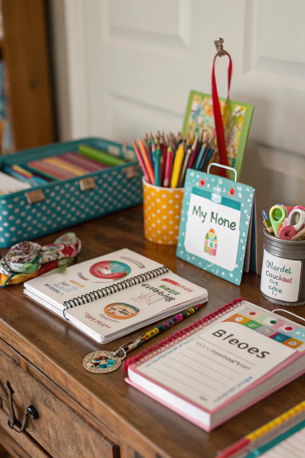 Individual touches that make the learning space their own.