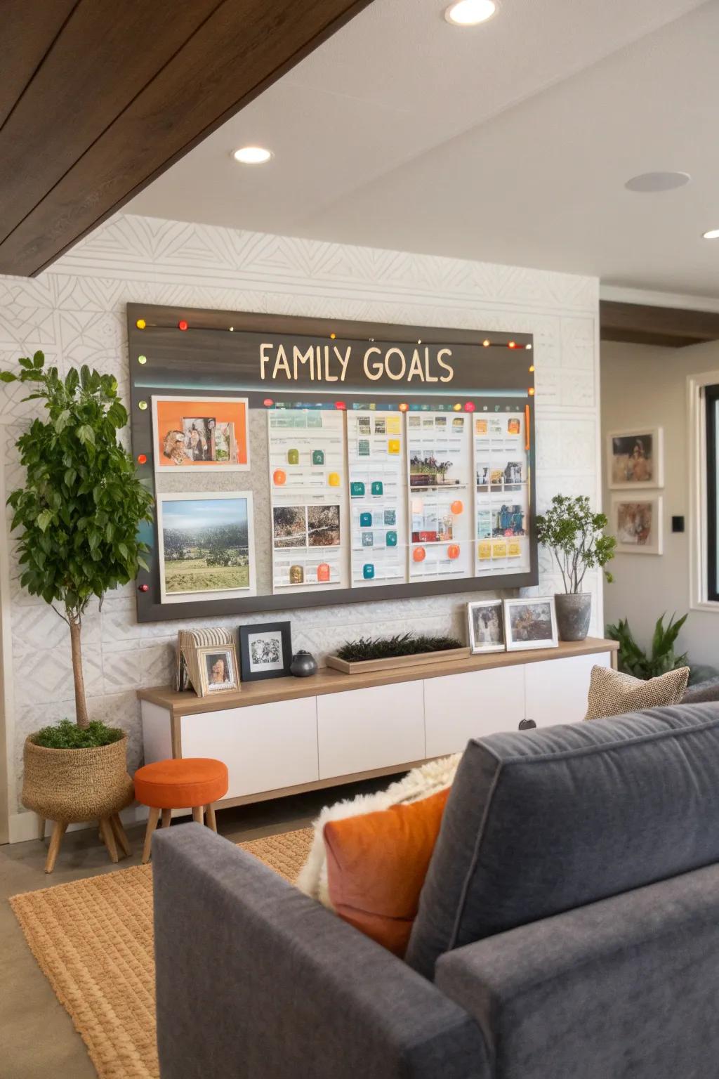 Unite household endeavors utilizing this inspiring aims nook.