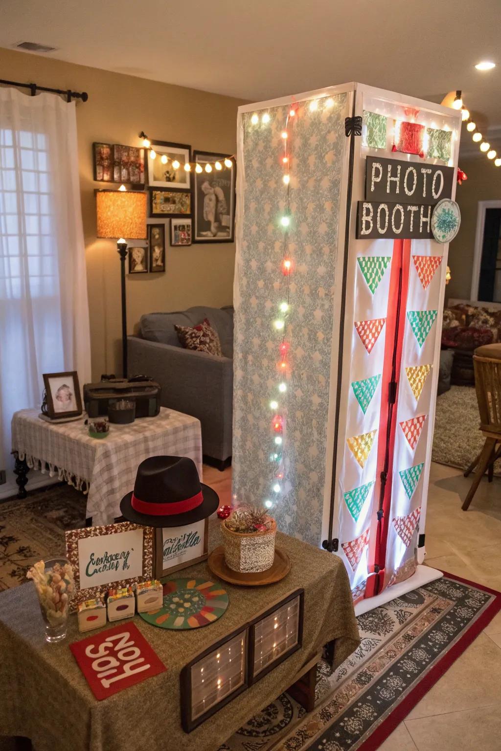 A lively snapshot area for capturing joyous memories