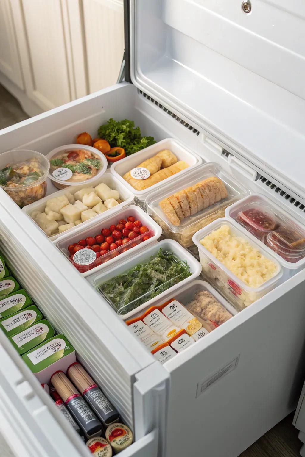 A rotation system making sure items are used in the order that they were put in.