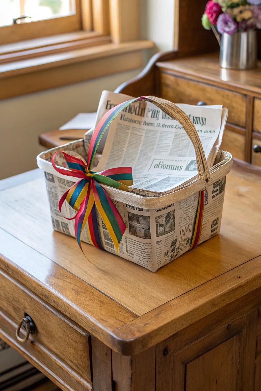 Paper wrapping is an eco-friendly and stylish choice.