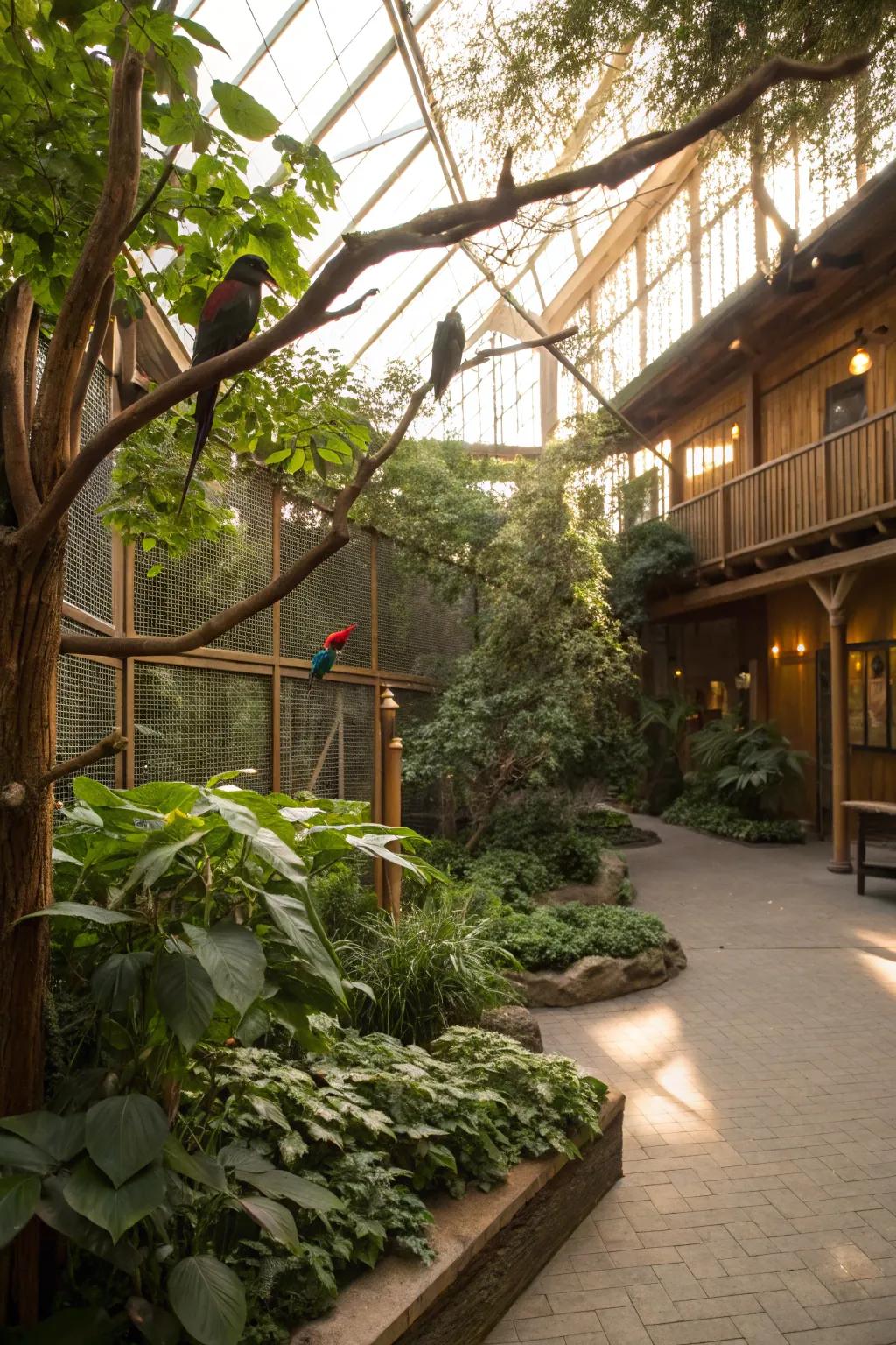 An interior garden enclosure where nature and nurture meet.