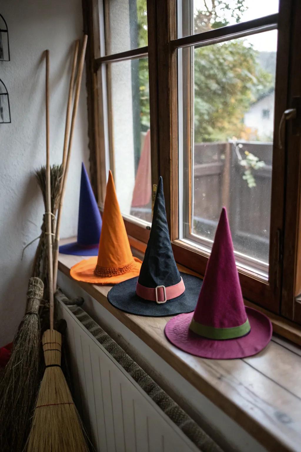 A sorceress’s window scene, perfect for celebrating Halloween.