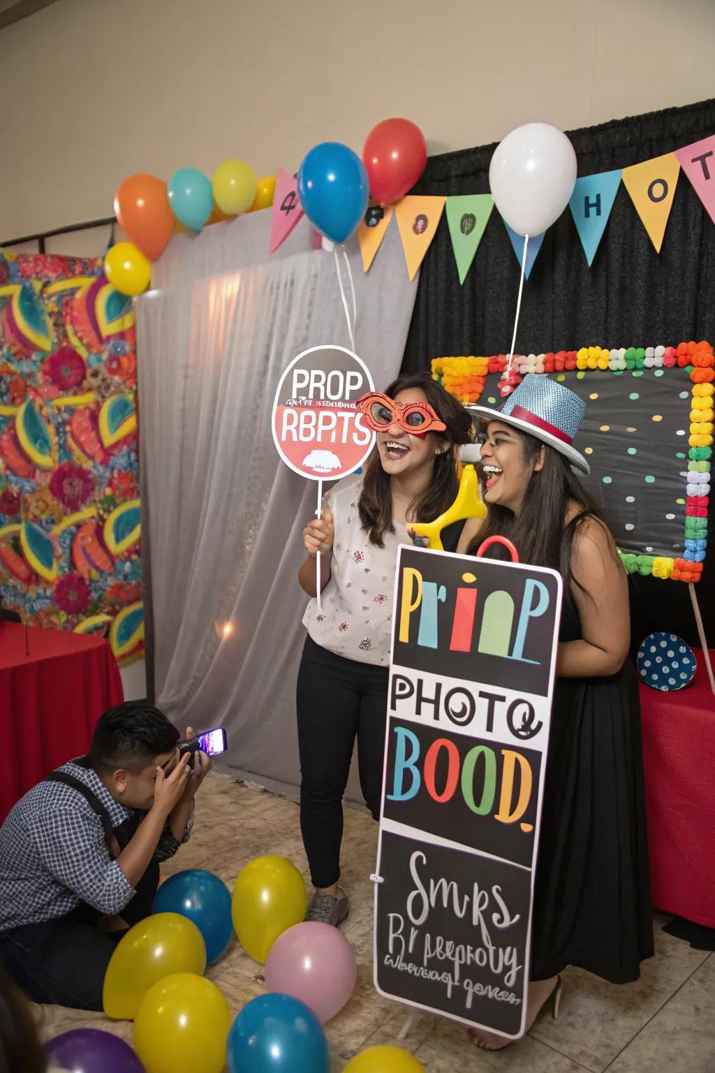 A playful interior party showcasing a hand-crafted image corner and themed scene.