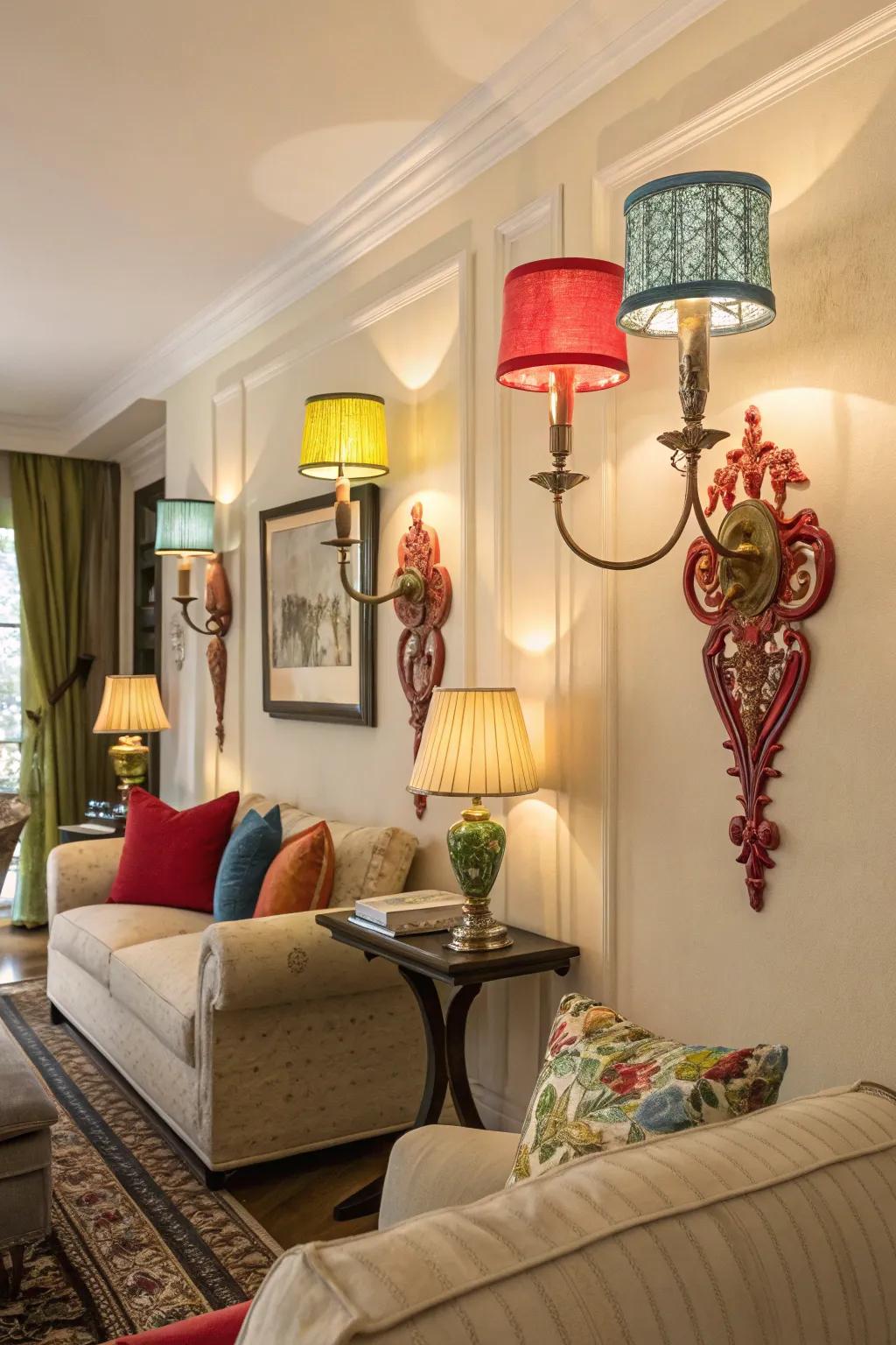 Bright hues infuse energy and vitality into your walls.