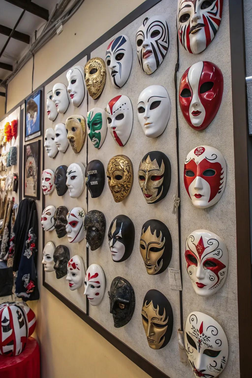 Matching and non-matching arrangements deliver different visual impacts.