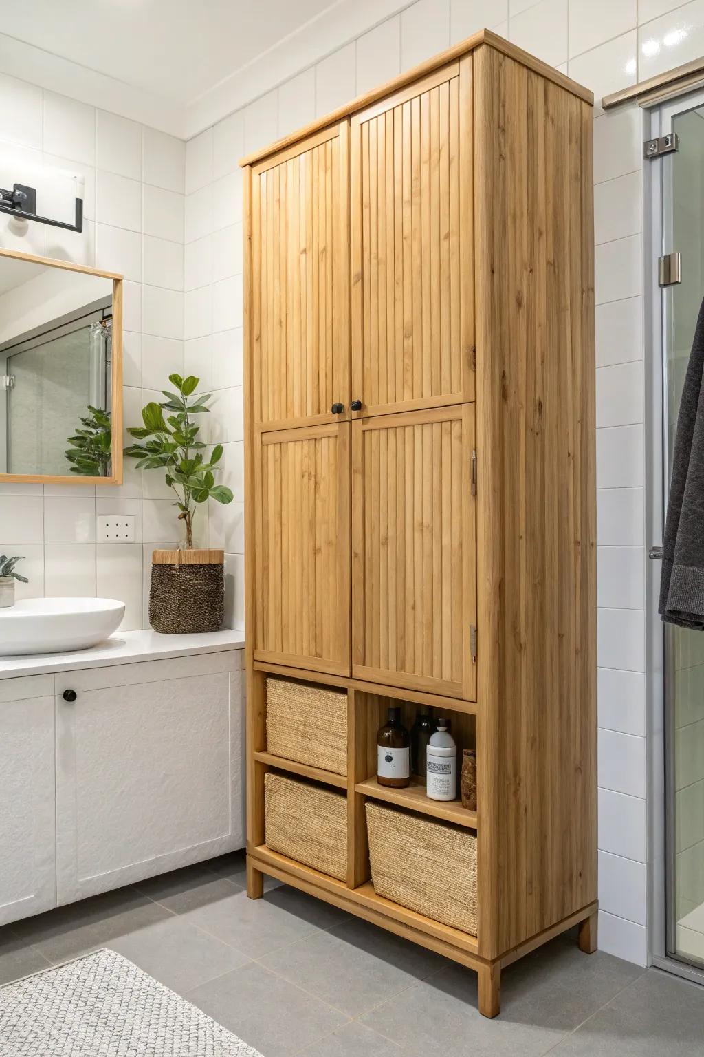 A sustainable design option is provided by sustainable materials.