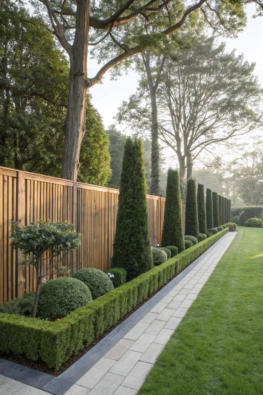 Privacy features provide both solitude and tranquility.