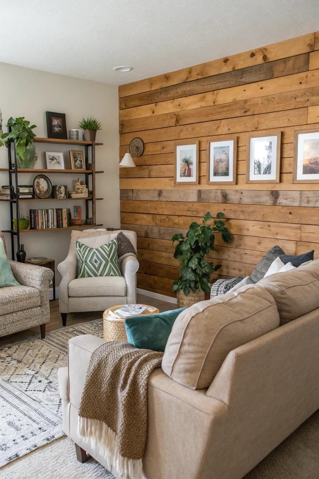 Experience the satisfaction of creating a DIY wood slat wall that adds a distinctive personal touch.