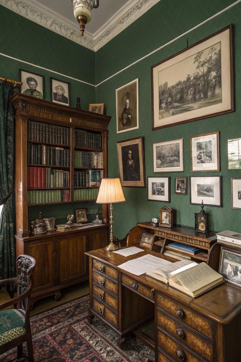 Rich and inviting deep color schemes