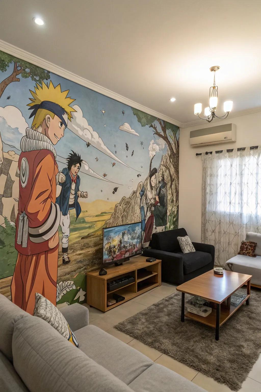A tailored scenic painting breathes your favored animation scenes to life.