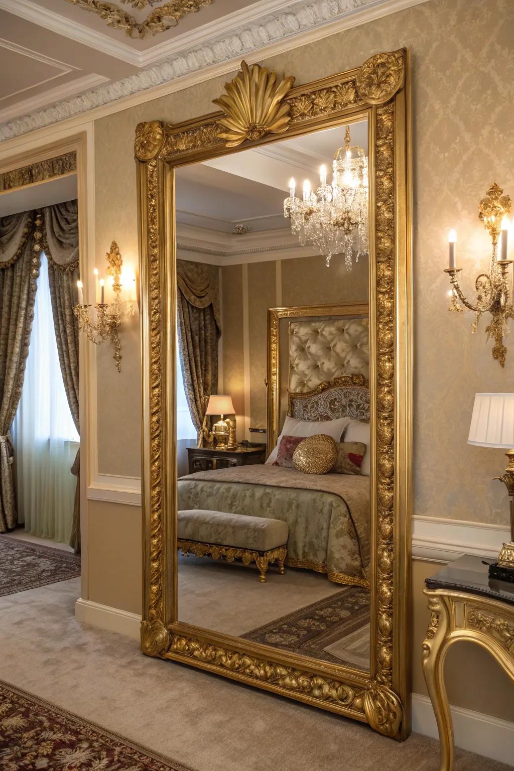 Gilded leaf embellishments can inject luxury and refinement into any item.
