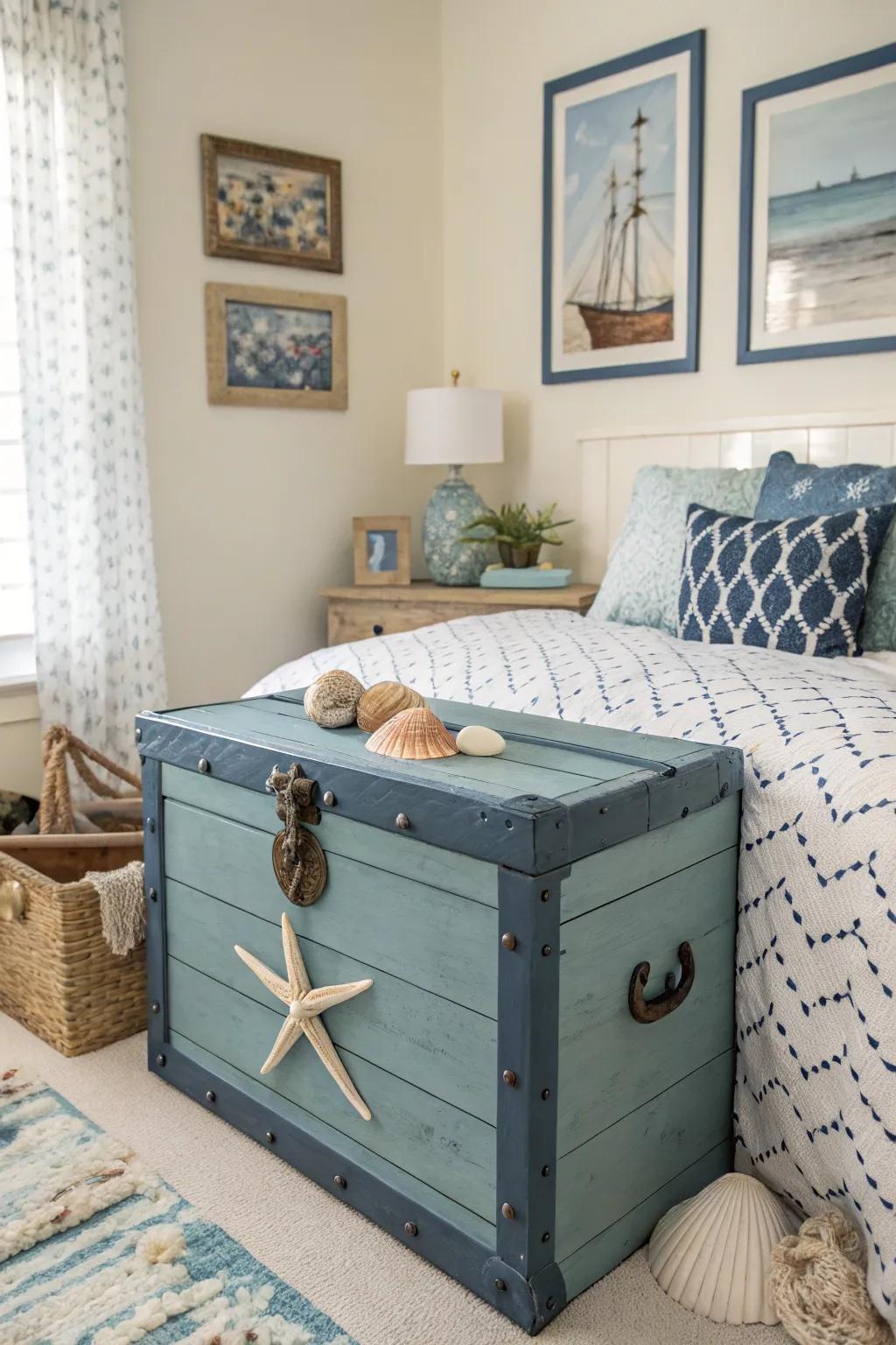 Maritime-inspired aquatics for a serene coastal vibe.