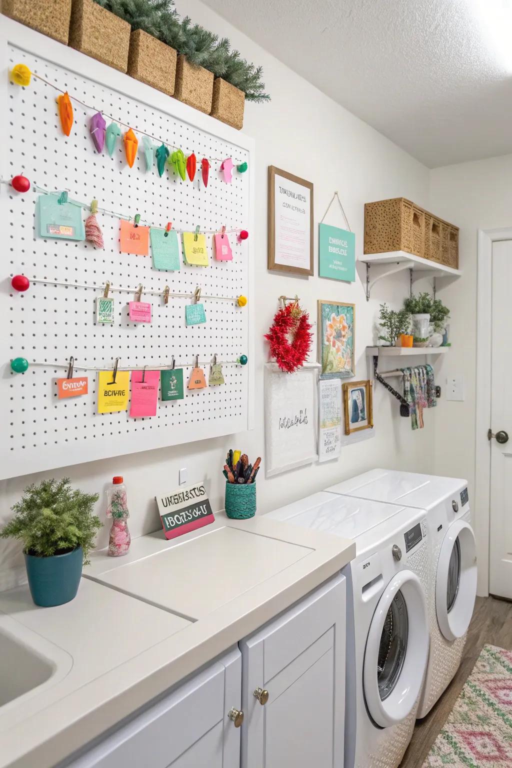 Keep your space fun with seasonal slat wall updates.