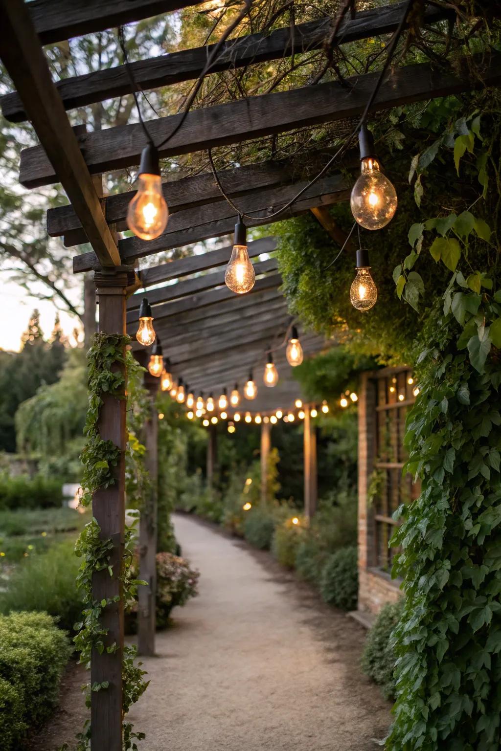 Edison bulbs bring a sense of nostalgia and vintage charm.
