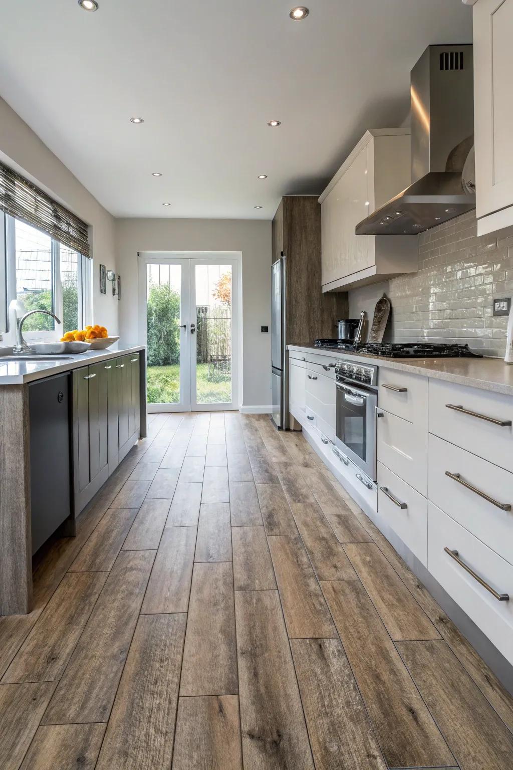 Timber effect stoneware pieces meld the allure of timber with the durability of stoneware.