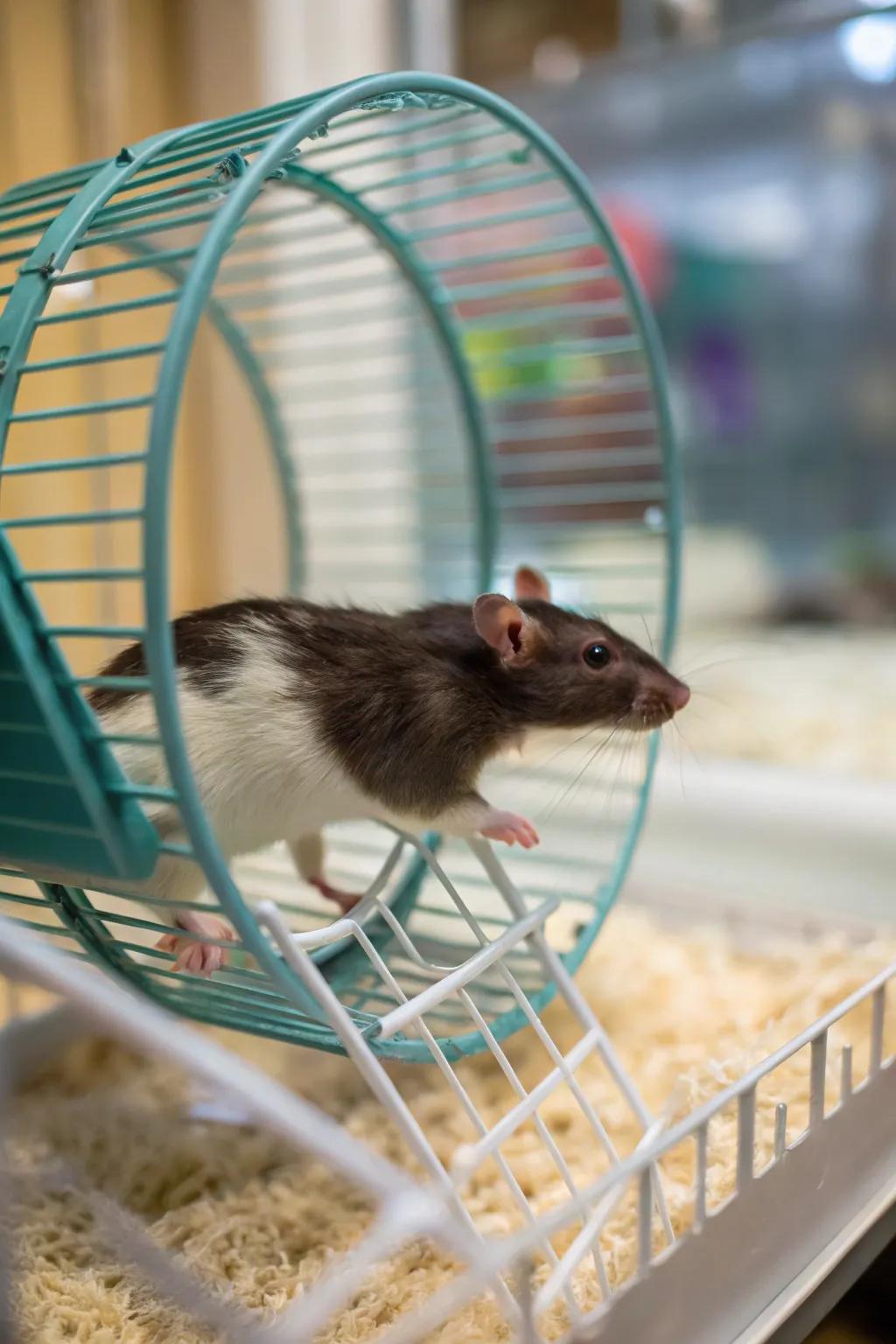 An activity wheel for hours of fun and exercise