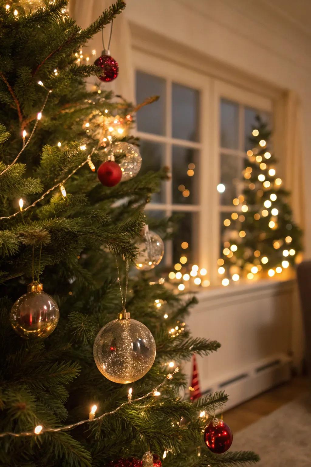 Crystal decorations introduce sophistication and elegance.