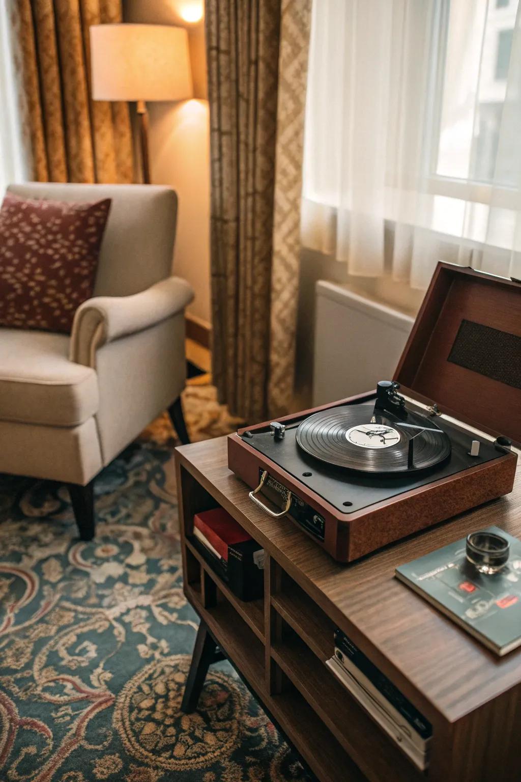 Melodies saturate the space with romantic tune.