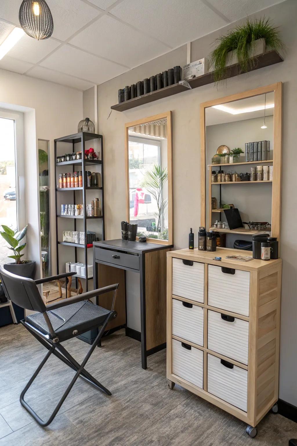 Creative solutions for making small spaces feel larger.